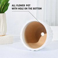 Jardinière Cylindrique Minimaliste en Céramique – Options de Couleurs Personnalisables – Pot de Plante Moderne pour Jardin, Sol, Maison, Patio, Hôtel