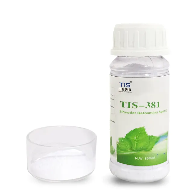 Bubuk Kimia Pertanian menyatakan TIS-381 agen Defoaming dasar silikon untuk industri pelapis