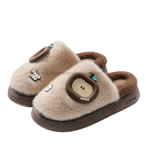 Wholesale New Technology EVA Sole Thick Soled Cotton <b>Slippers</b> Artificial Fur House <b>Slippers</b> With Wholesale New Trends - Product Image 6