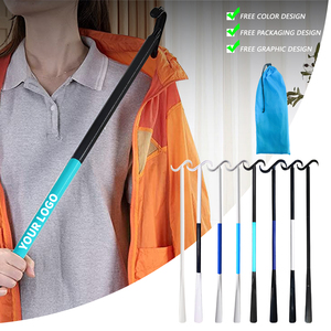 Bâton <span class=keywords><strong>de</strong></span> dressing long <span class=keywords><strong>de</strong></span> 35 pouces avec corne à chaussures et outil <span class=keywords><strong>de</strong></span> retrait <span class=keywords><strong>de</strong></span> chaussettes, fabrication OEM Gaixie - Product Image 4