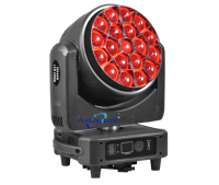Projecteur LED Wash à tête mobile 19x40W Bee Eye Zoom avec anneau LED circulaire pour événements scéniques