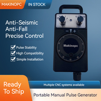 Volante Electrónico CNC de Metal Sólido Serie MH de Makinopc, 5V 100PPR, Generador de Pulsos Portátil, Sistema Fanuc GSK Fagor