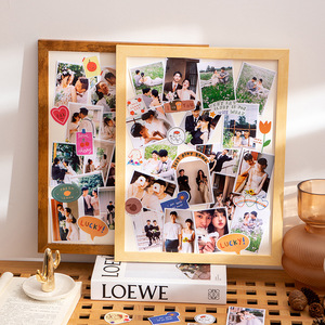 DIY photo <b>frame</b>, <b>wall</b>-hanging, for couples, Teacher's Day gift, lover's photo, handmade puzzle, commemorative table-top - Product Image 3
