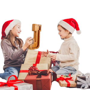 Alta qualità personalizzabile in legno salvadanaio in legno salvadanaio salvadanaio scatola per bambini con un Design accattivante lettera - Product Image 3