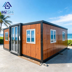 Casa Contenedor Prefabricada Plegable de 20 y 40 Pies con Estabilidad Estándar, 1, 2, 3, 4, 5 Dormitorios, Baño Plegable, Mini Casa, Villa - Product Image 1