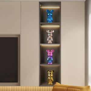 Figuras Decorativas de Porcelana Blanca Ecológicas con Diseño de Oso, para Decoración Moderna de Hogar de Lujo, Venta al Por Mayor de Fábrica - Product Image 2