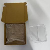 Vitrina de acrílico de ajuste a presión con bloqueo UV del 99.9%, caja transparente de acrílico fundido, paquete plano sin pegamento, montaje portátil y ligero, caja ETB
