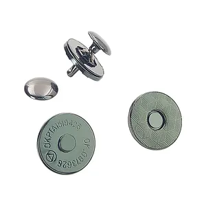 New Design Double-sided Rivet Strong Magnetic Handbag Good Quality Snap Buttons Diy Accessories Wallet Buckle
