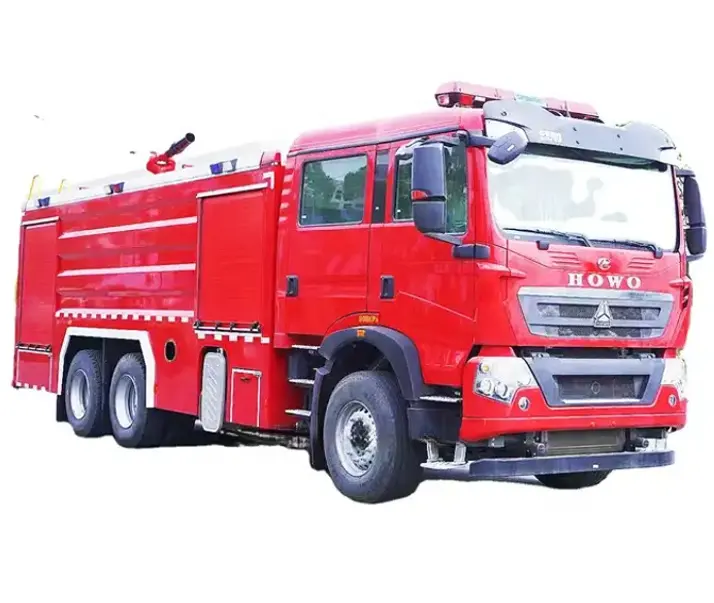 6*4 LHD/RHD 420hp Euro2-Euro6 SINOTRUK HOWO 16cbm köpük ve su yangın söndürme kamyonu