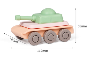 Jeu d'empilage de jouets de réservoir de silicone de vente chaude, détachable et coulissant, vente en gros de jouets éducatifs pour enfants - Product Image 6