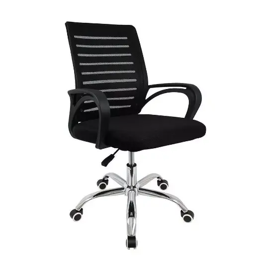 Échantillon gratuit Chaise d'ordinateur pivotante en tissu maillé Chaises de bureau ergonomique de luxe pour direction commerciale