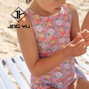 Bikini de Playa de Lujo para Niñas, Impresión a Doble Cara, Diseño Hueco, Personalizado, Ecológico, de Poliéster, Traje de Baño Infantil - Product Image 1
