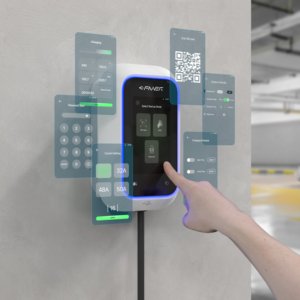 เครื่องชาร์จรถยนต์ไฟฟ้า UNI PLUS J1772 ระดับ 2 กำลังไฟ 7kW 11kW แบบติดผนัง พร้อมระบบควบคุมผ่านแอปพลิเคชัน รองรับแรงดันไฟฟ้า 200-240V - Product Image 5