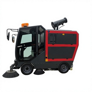 Barredora Industrial Automática de Larga Duración con Cabina, de Gran Tamaño, para Construcción de Carreteras y Calles, con Cepillo de Barrido Manual - Product Image 4