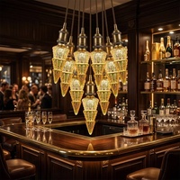Ampoule Edison pour lumières de Noël, feux d'artifice 3D, ampoule LED B22 220v blanc chaud pour la décoration de la maison, de l'hôtel, du mariage, du bar
