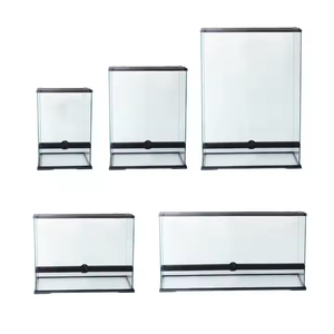 Aquarium rectangulaire en verre Tianbo, style forêt tropicale moderne, accessoire durable, écologique, réutilisable, pour reptiles à cornes solides - Product Image 1