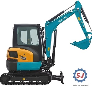 Mini-excavatrice sur chenilles d'occasion U30, modèle 2024, poids opérationnel de 3 tonnes, moteur d'origine, 90 % neuve, en vente - Product Image 1