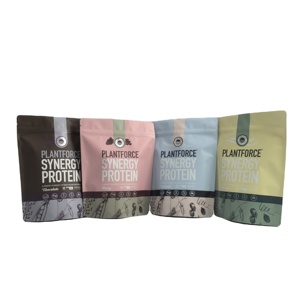 OEM 1lb en vrac poudre de protéines végétaliennes pochette en feuille d'aluminium Gainer de masse poudre de protéines 1kg emballage sac Ziplock - Product Image 4