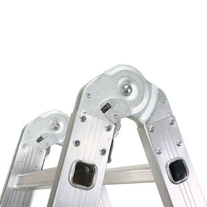 <span class=keywords><strong>Escalera</strong></span> multiusos plegable 4*<span class=keywords><strong>3</strong></span> profesional Industrial duradera fuerte <span class=keywords><strong>de</strong></span> bajo <span class=keywords><strong>precio</strong></span> con pequeña <span class=keywords><strong>escalera</strong></span> <span class=keywords><strong>de</strong></span> <span class=keywords><strong>aluminio</strong></span> con bisagra - Product Image 6