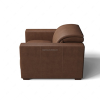 Sillón Reclinable Eléctrico Moderno de Cuero sin Brazos Sageliving para Salón y Espacio de Estar