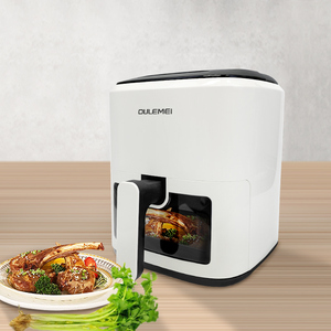 Nouveau four de friteuse à Air profond électrique affichage LCD numérique multifonctionnel appareil de cuisine domestique intelligent friteuse à Air en verre carré - Product Image 6