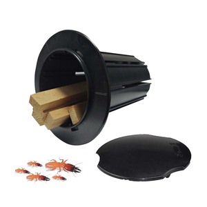 Mối kiểm soát dịch hại nhựa màu đen mối mồi trạm với gỗ mối Killer - Product Image 1