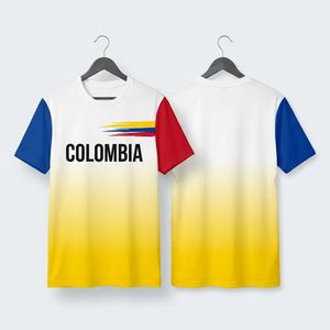 Camiseta de Fútbol con Diseño de Colombia, Sublimada, Ecológica, de Secado Rápido, Entrega Rápida para Mayoristas y Minoristas - Product Image 1