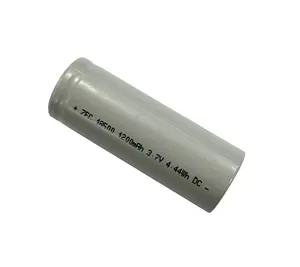 wholesale 1200mAh sufficient capacity 3.7V 18500 rechargeable lithium ion battery for consumer electronics