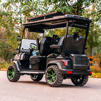 Voiturette de golf utilitaire 4 places |   Essence/Électrique pour utilisation en station balnéaire et dans les domaines