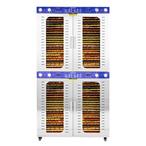 آلة تجفيف وتجفيف الأطعمة والفواكه بالكهرباء من الفولاذ المقاوم للصدأ، 96 صينية، 4 غرف منفصلة، لتجفيف الزنجبيل - Product Image 4