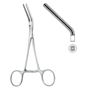 Vascular <b>Clamps</b> Forceps Precision Kelly Hemostat Forceps Locking Tweezers <b>Clamp</b> Silver 5 5 Inches Straight Stainless Steel - Product Image 2
