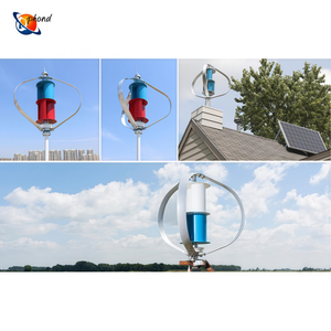 Sistema de Energía Eólica Residencial de Eje Vertical de 600W, 5KW, 10KW, 48V, Espiral, 400W-6000KW, 1KW, Generador Eólico Casero - Product Image 1