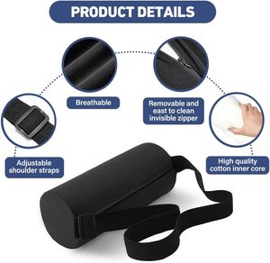 Cojín Lumbar de Espuma Viscoelástica con Soporte Cervical y para la Espalda Baja, Cojín para Silla, Desmontable, Lavable y Transpirable - Product Image 3