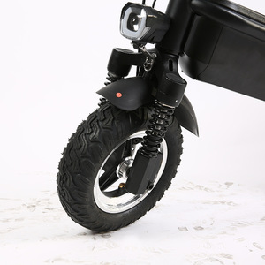 Trottinette électrique 48V avec moteur sans balais, pliable, portable, longue autonomie, unisexe, à deux roues - Product Image 2