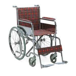 Silla de ruedas de transporte de aleación de aluminio plegable estándar silla de ruedas manual ligera <span class=keywords><strong>para</strong></span> <span class=keywords><strong>personas</strong></span> mayores discapacitadas <span class=keywords><strong>con</strong></span> frenos de mano - Product Image 4