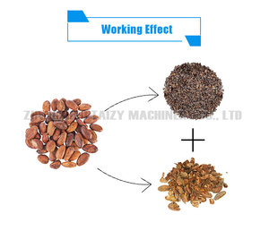 Thép không gỉ Tự động ca cao Vỏ máy ca cao vỏ đậu Loại bỏ máy - Product Image 6