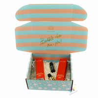 Boîte d'expédition en carton ondulé pliable, résistante et écologique, avec logo personnalisé, taille personnalisée pour l'emballage de cadeaux et de produits de vente au détail en e-commerce