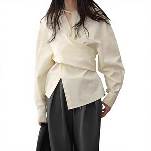 Qy024 <span class=keywords><strong>Camisa</strong></span> de tirantes de tela ancha con diseño de empalmes de estilo desestructurado, de alta gama francesa, estilo nicho, para Primavera Verano, transfronteriza Europa América - Product Image 1