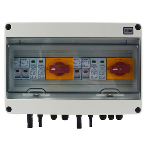 Kotak kombinasi Dc 1000V 25A 2 In 2 Out 2 string kotak kombinasi Pv untuk panel surya sistem fotovoltaik - Product Image 1