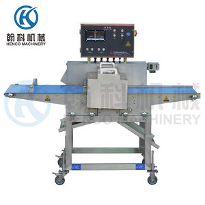 Cortadora eléctrica automática de doble Sierra fresca para carne congelada, máquina cortadora de cubitos para carne de pollo - Product Image 5