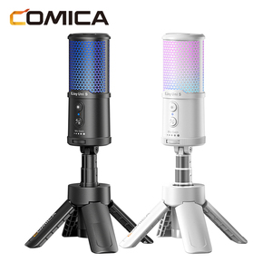 ไมโครโฟน COMICA EJoy Uni S Type C RGB แบบคาร์ดิออยด์ คอนเดนเซอร์ USB ตัดเสียงรบกวน พกพาสะดวก ความละเอียด 24 บิต 48kHz ช่องต่อ 3.5 มม. สำหรับมอนิเตอร์แบบมีสาย - Product Image 1