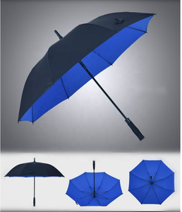 Parapluie de <span class=keywords><strong>golf</strong></span> droit de 30 pouces avec tissu pongé, double couche durable, ouverture automatique, grand pare-soleil - Product Image 2