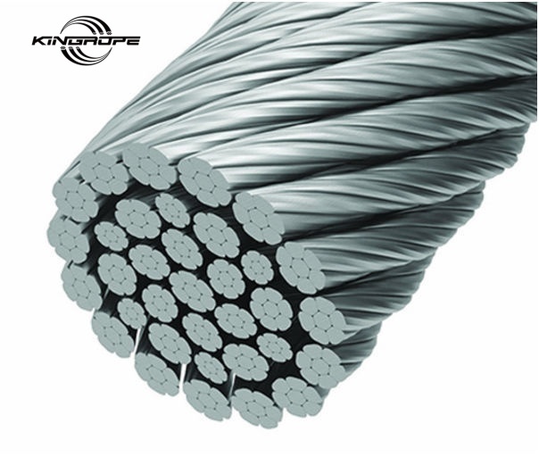 Chinese  Rotation Resistant Steel Wire Rope 19x7 Heavy Duty Lifting Cable Galvanized Hoist Marine Winch High Carbon Steel Wire