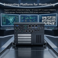Mini PC Industrial con Expansión PCIe, 6 Puertos LAN, 4 Puertos COM, 8 Puertos USB, Windows 11, WiFi 4G/5G, Ranura PCI Dual (PCIe X16, PCIe X4), Escalable, Tipo Caja Integrada