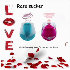 Vibratore a Forma di Rosa Colorato per Donne, Stimolatore Clitorideo e del Punto G, Vibratore per Capezzoli, Giocattolo Sessuale Femminile - Product Image 2