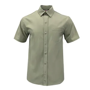 New men's quick-drying short-sleeved cool summer shirt