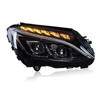 Phares LED modifiés pour Mercedes-Benz Classe C W205 2015-2021 0 Phare LED DRL Clignotant Feux de route 12V