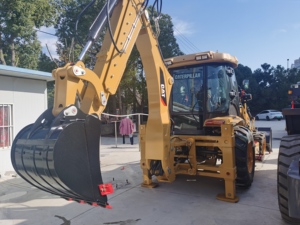 Cargadores CAT420F de segunda mano de alta calidad Ingeniería y construcción de gran capacidad Capacidad máxima del cucharón 4.2M3 con frente - Product Image 2