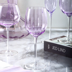<span class=keywords><strong>Copa</strong></span> de <span class=keywords><strong>Vino</strong></span> Tinto de <span class=keywords><strong>Cristal</strong></span>, Estilo Británico, Tallo Alto, Color Púrpura, <span class=keywords><strong>para</strong></span> un Ambiente Nórdico, Lujoso, Vintage y Bohemio - Product Image 4