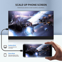Moniteur de jeu portable 2.5K 18 "144Hz IPS moniteur d'ordinateur portable portable deuxième écran moniteur de voyage pour PC téléphone PS4/5 Xbox Switch